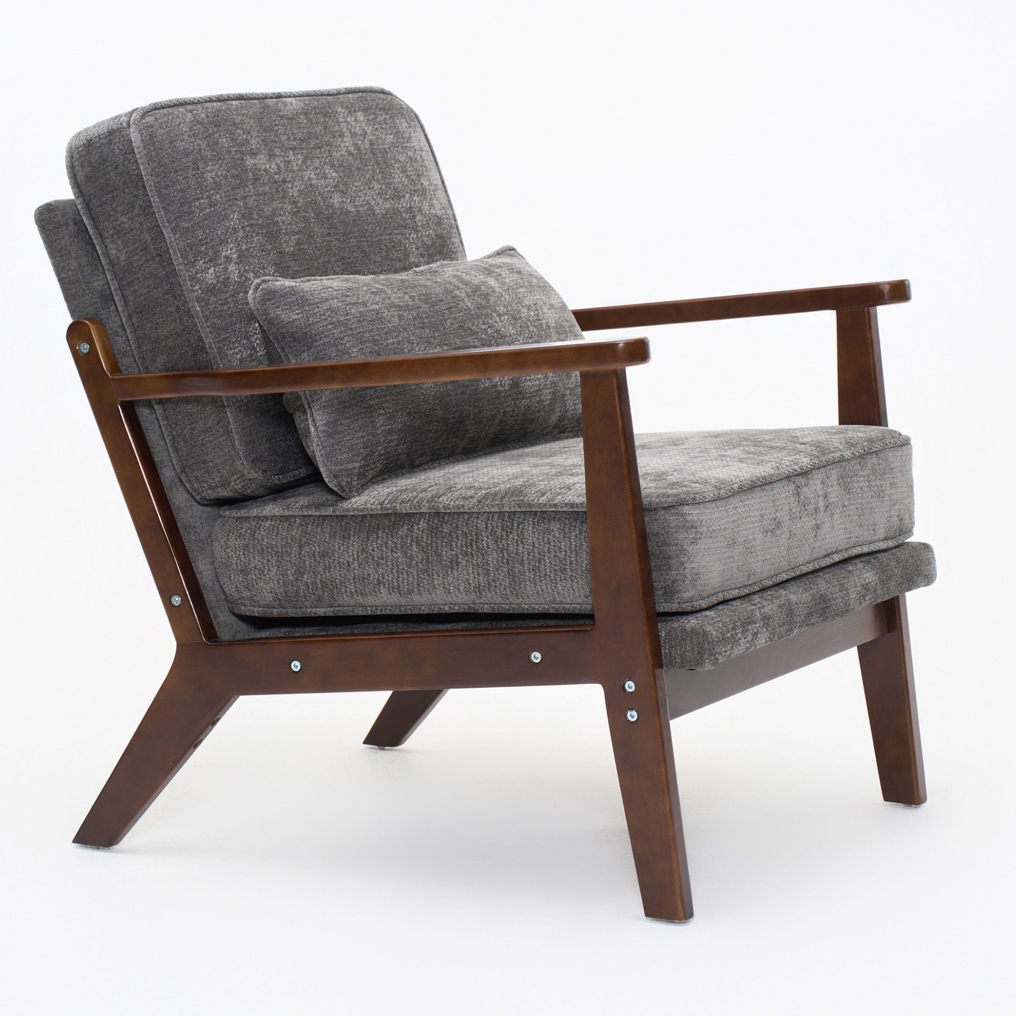 Living Room Chair With Lumbar Pillow