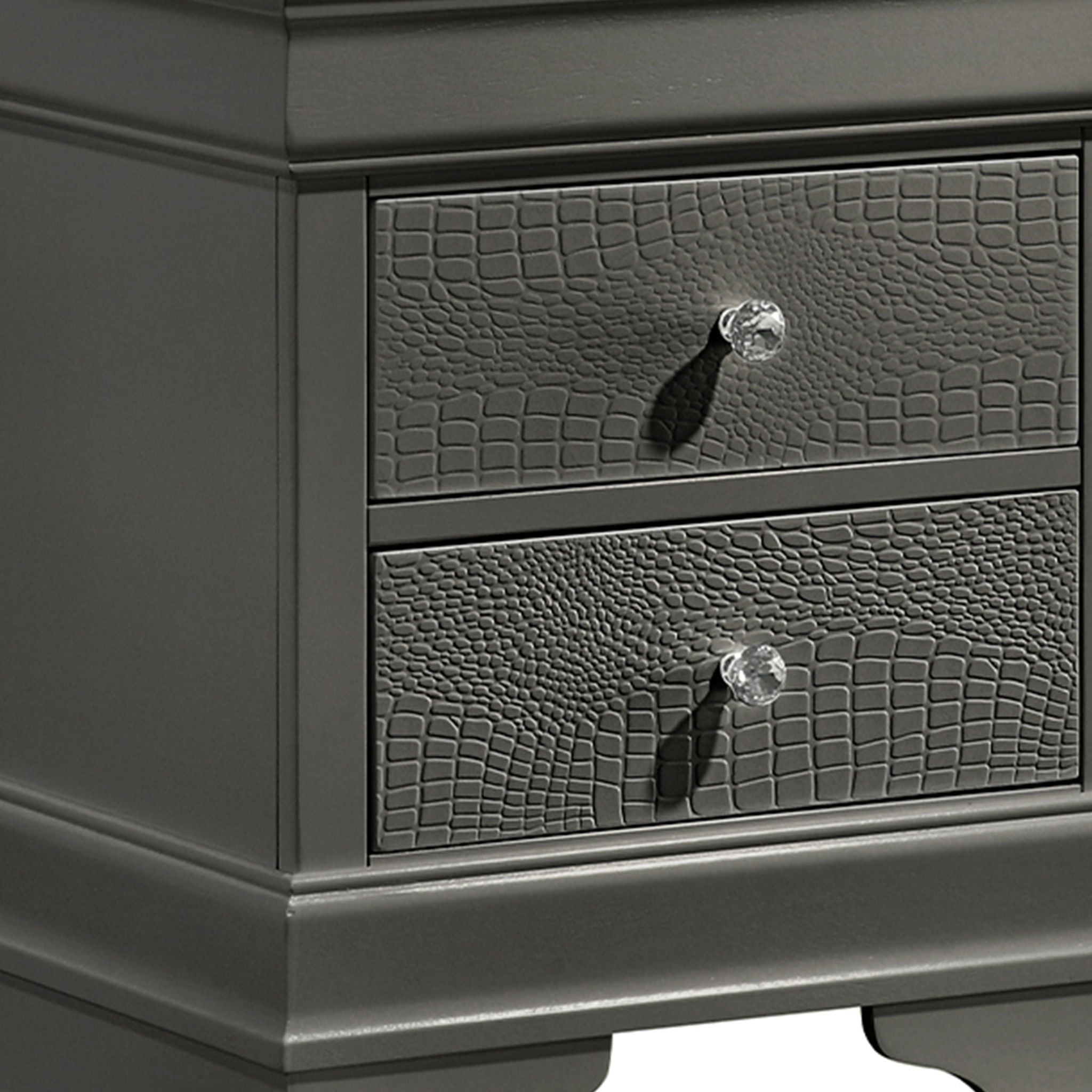 Blaze - 2 Drawer Modern Nightstand