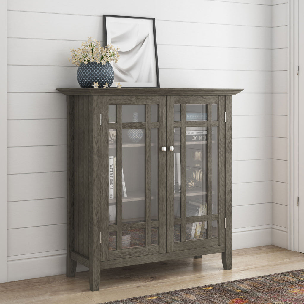 Bedford - Medium Storage Cabinet - Dark Brown