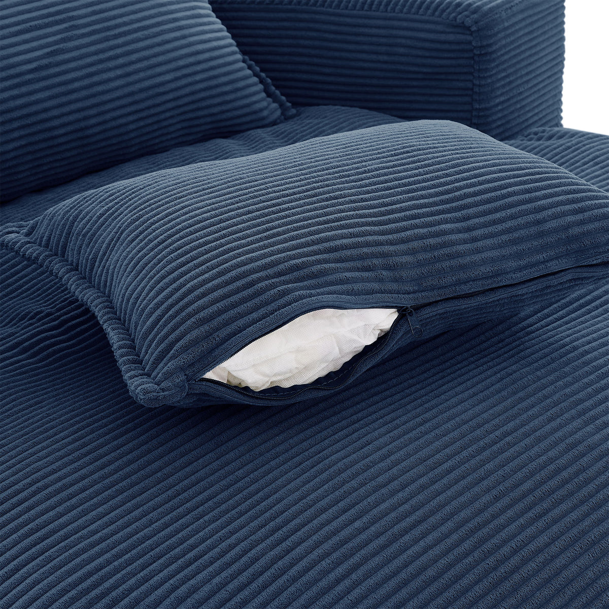 360° Swivel Accent Barrel Chair With Dual Layer Cushion And 3 Removable Pillows