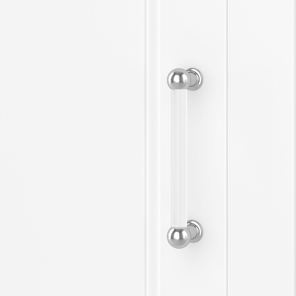 Tall Freestanding Bathroom Storage Cabinet With Adjustable Shelf, 2 Door Design