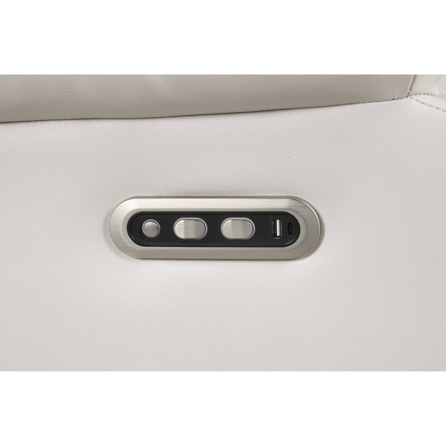 Lacrosse - Power Reclining Sectional Sofa & Bluetooth Speakers, LED Lights, Console Storage, Cup Holders And USB Charging - Beige