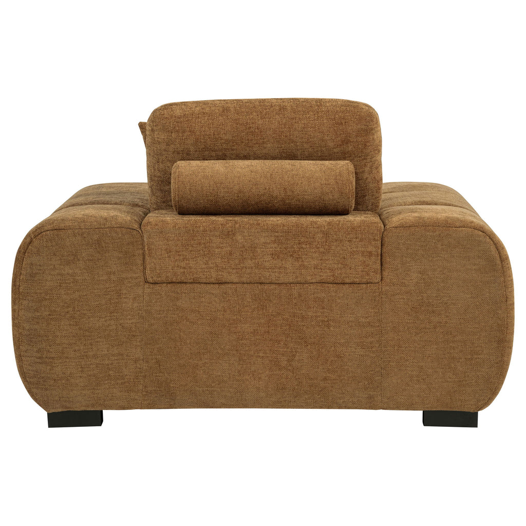 Plather - Accent Chair - Amber