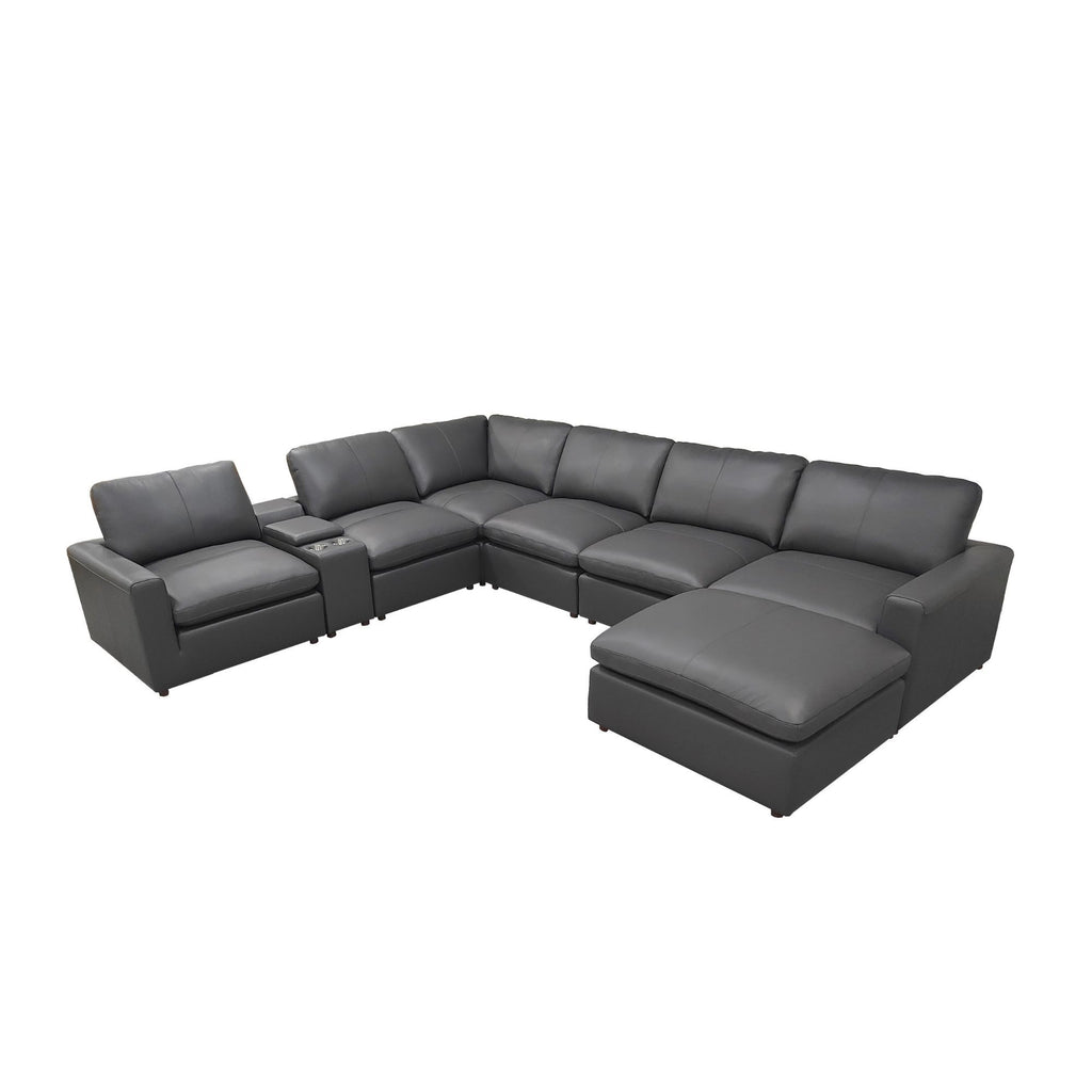 Large Seating Modular Upholstered Sectional