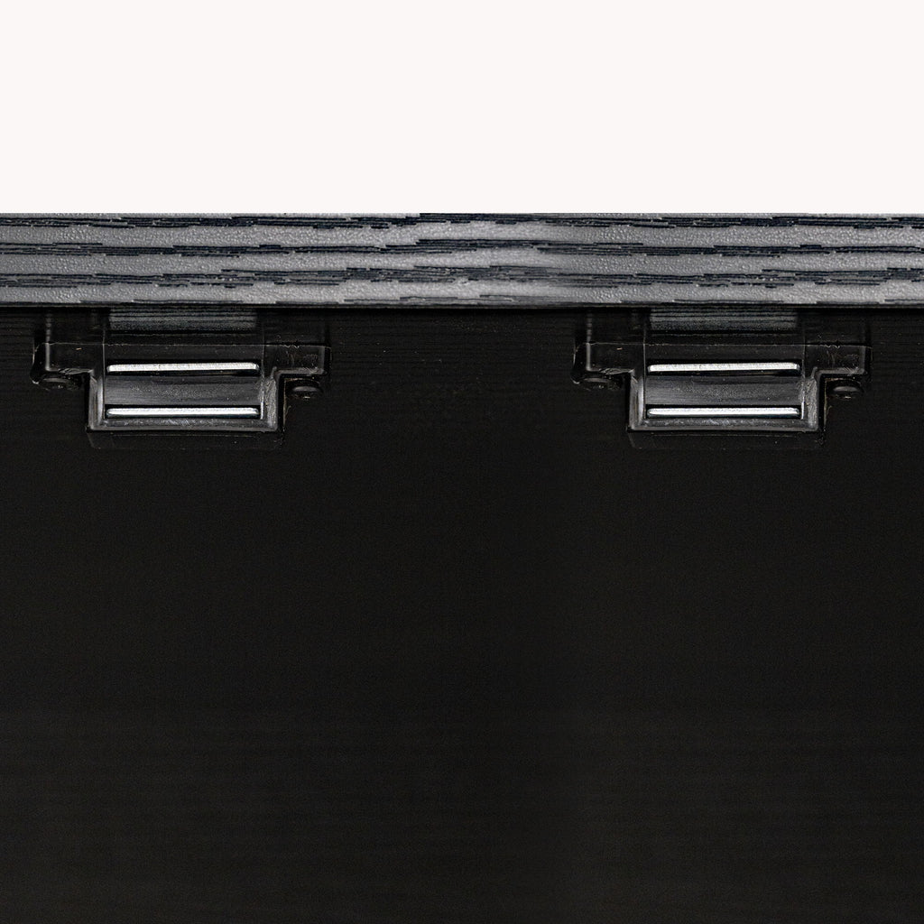 Fluted Kitchen Pantry Cabinet With 3 Keyboard Drawers & 6 Adjustable Door Shelves
