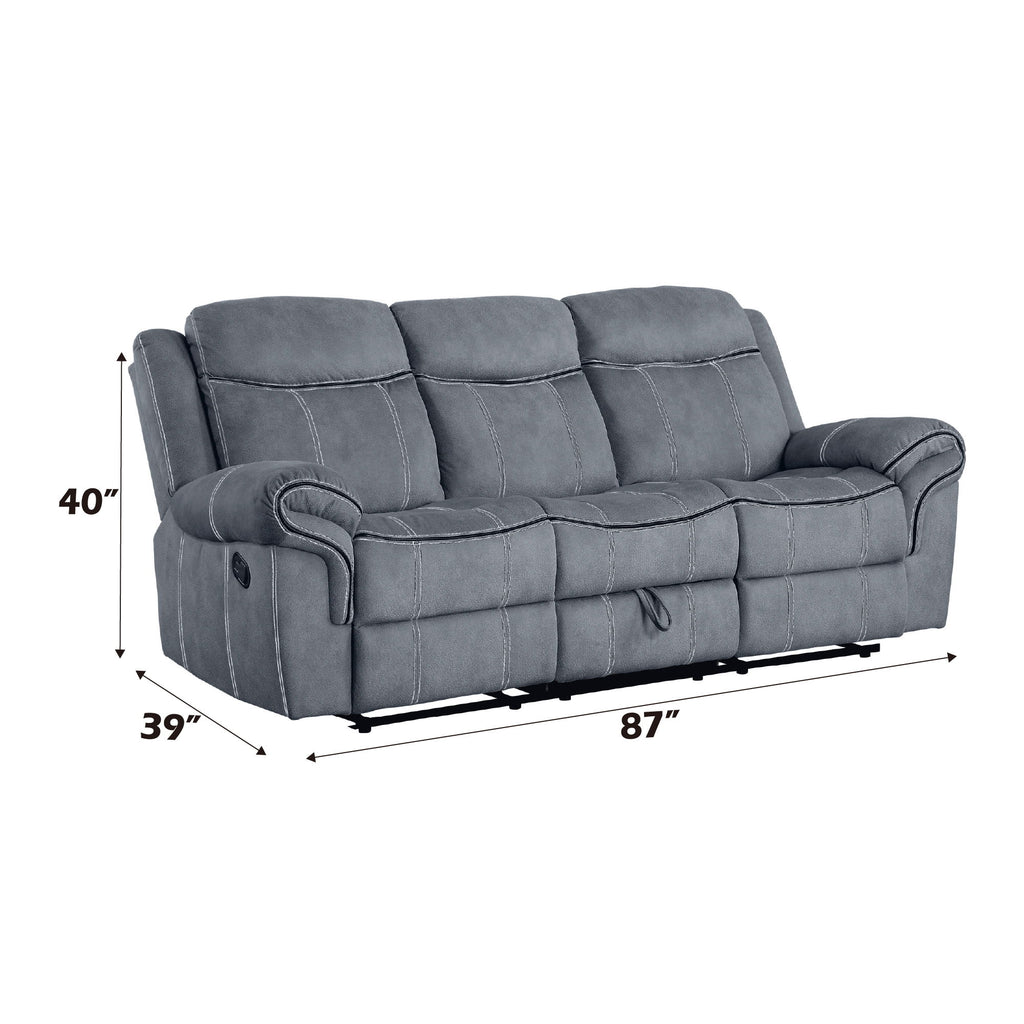 Zubaida - Two Tone 3 Piece Recliner Living Room Set