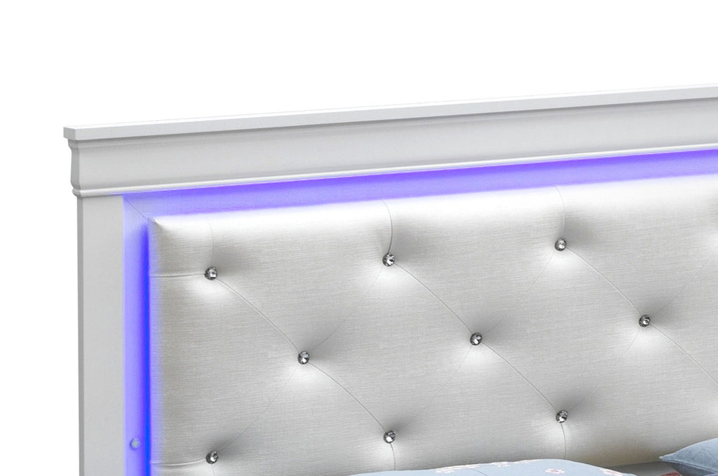 Modern Elegant King Bed - Champagne