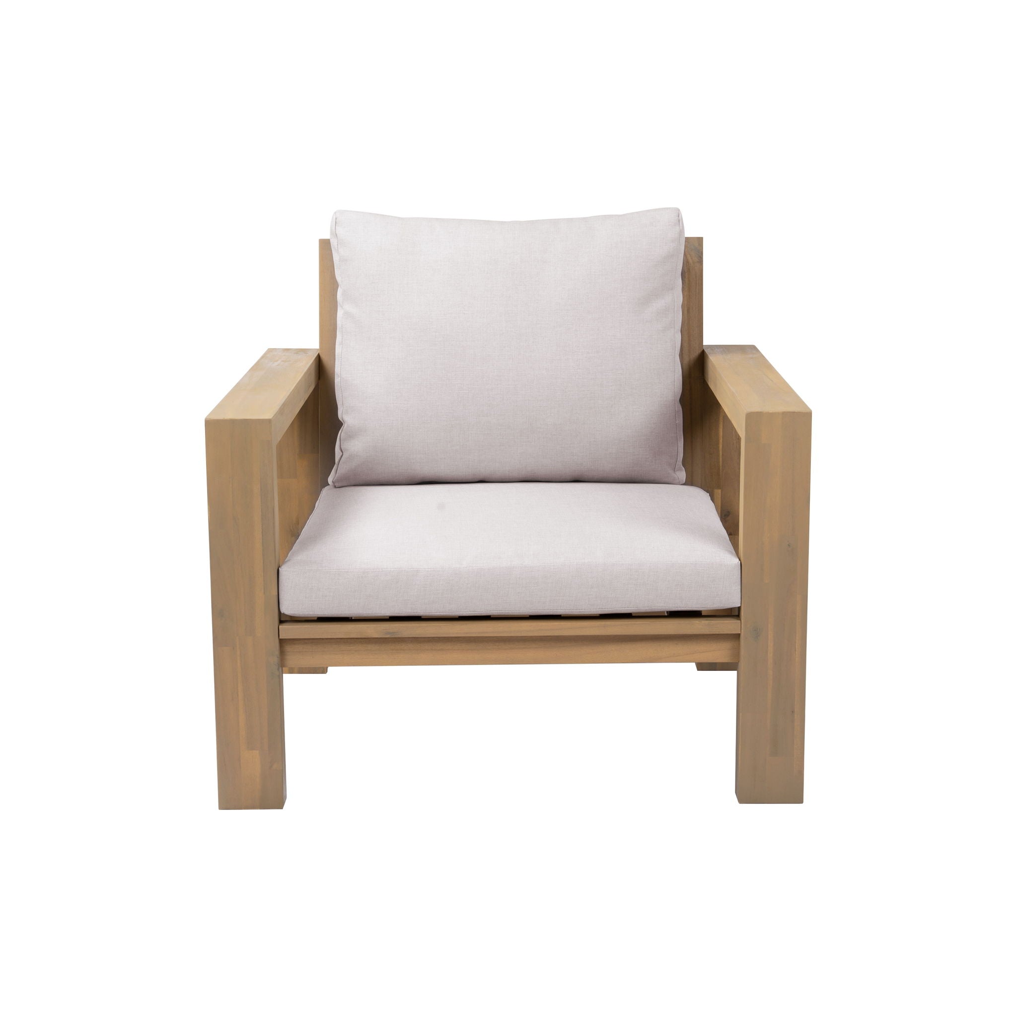 Stylish Outdoor Chair Set With Cushions For Garden (Set of 2)