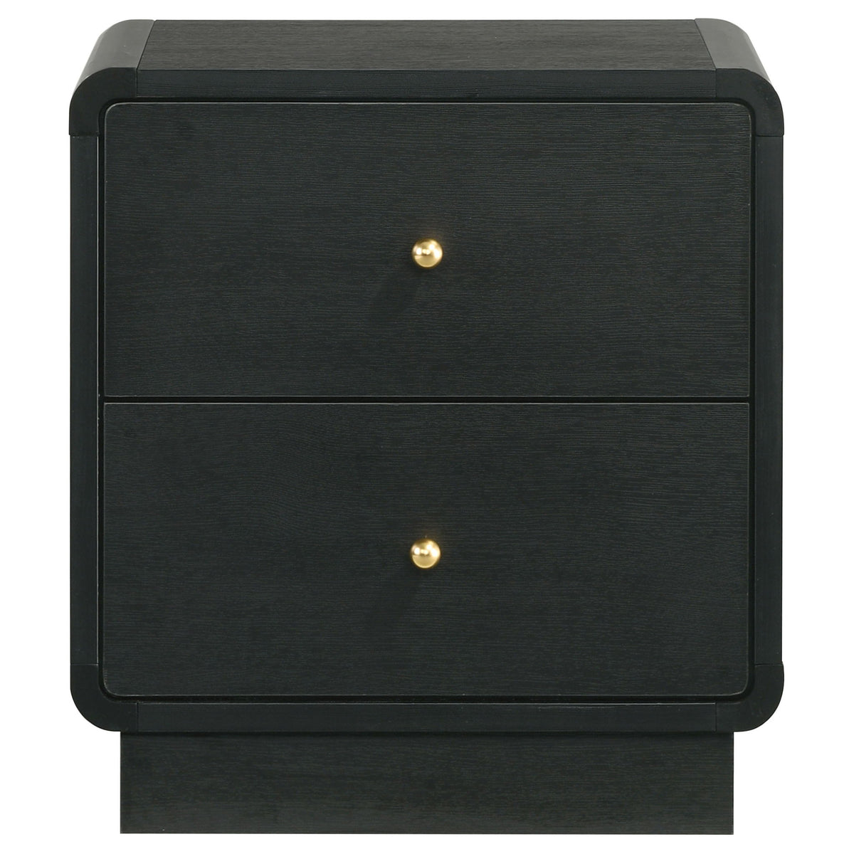 Burton - 2 Drawer Nightstand - Black