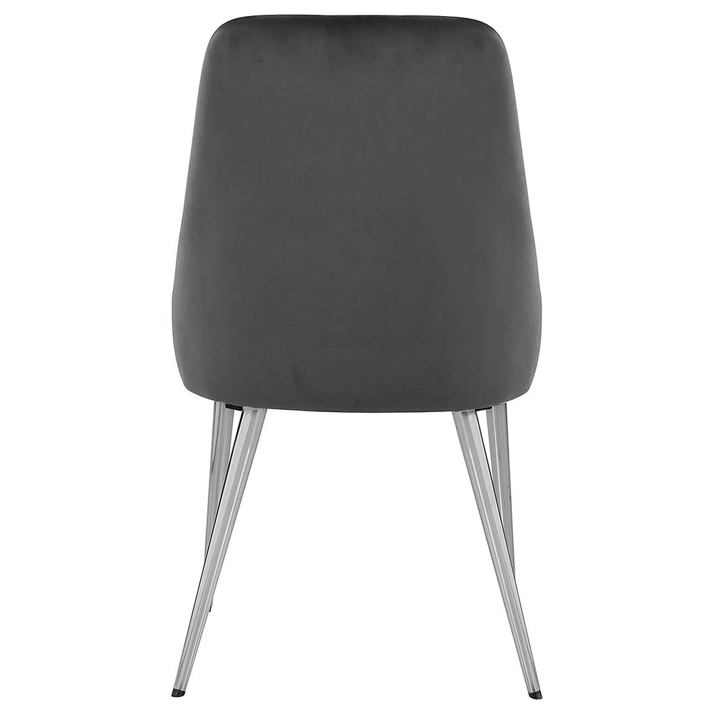 Side Chairs Upholstered With Tapered Legs (Set of 2)