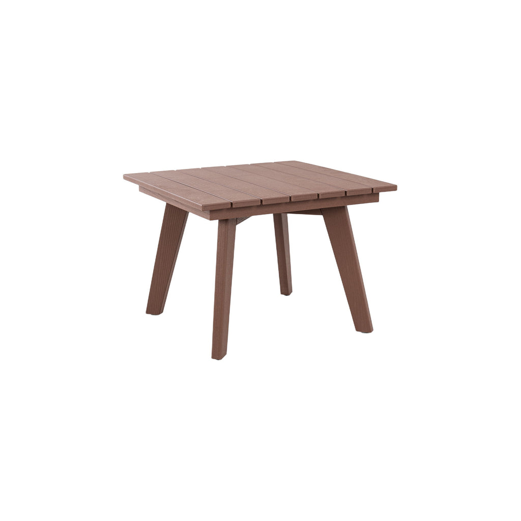 Outdoor Side Table, Wide Tabletop For Patio - Brown