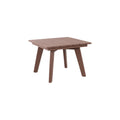 Outdoor Side Table, Wide Tabletop For Patio - Brown
