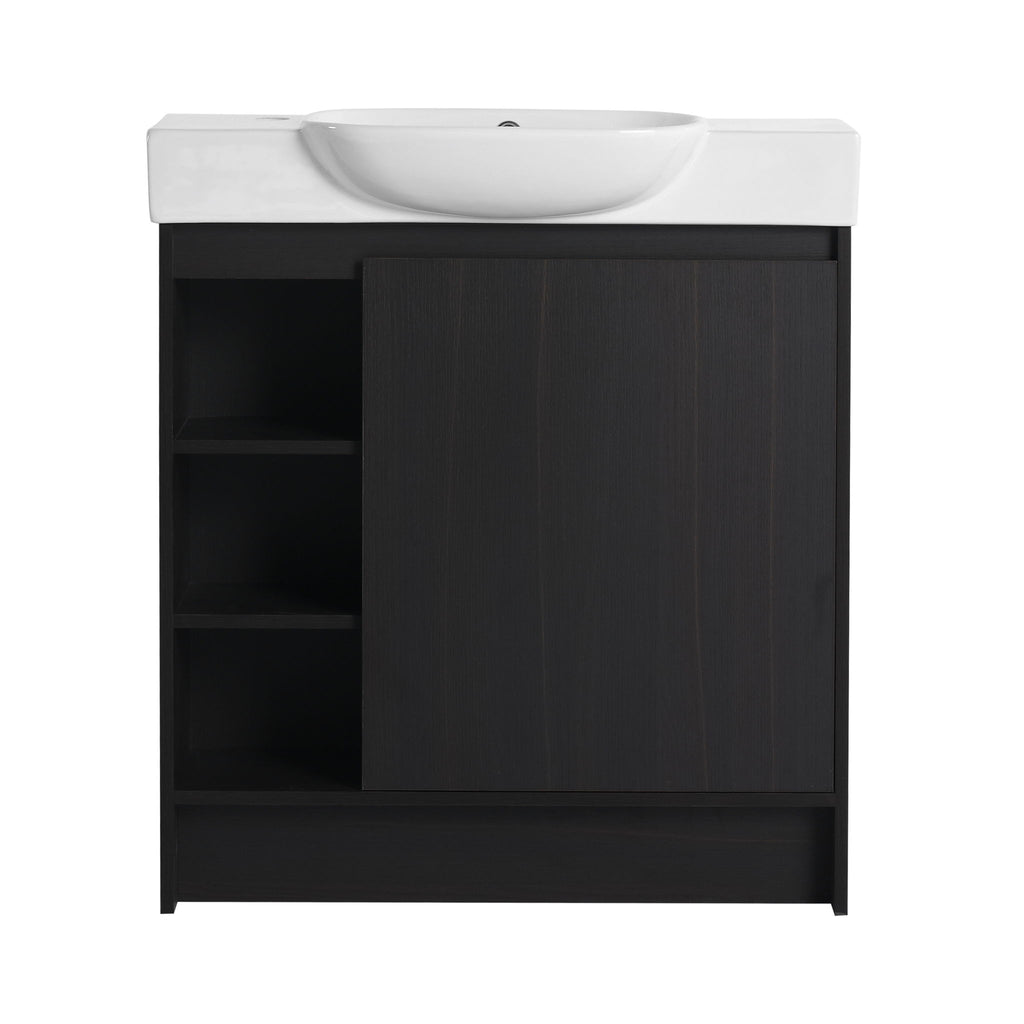 Freestanding Bathroom Vanity With Sink, Soft Close Door
