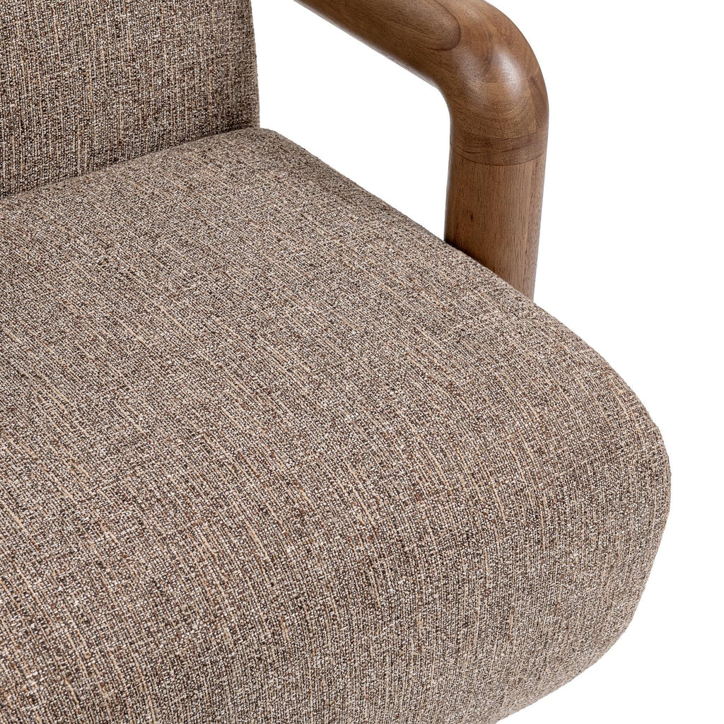 Welson - Swivel Accent Chair - Warm Mocha