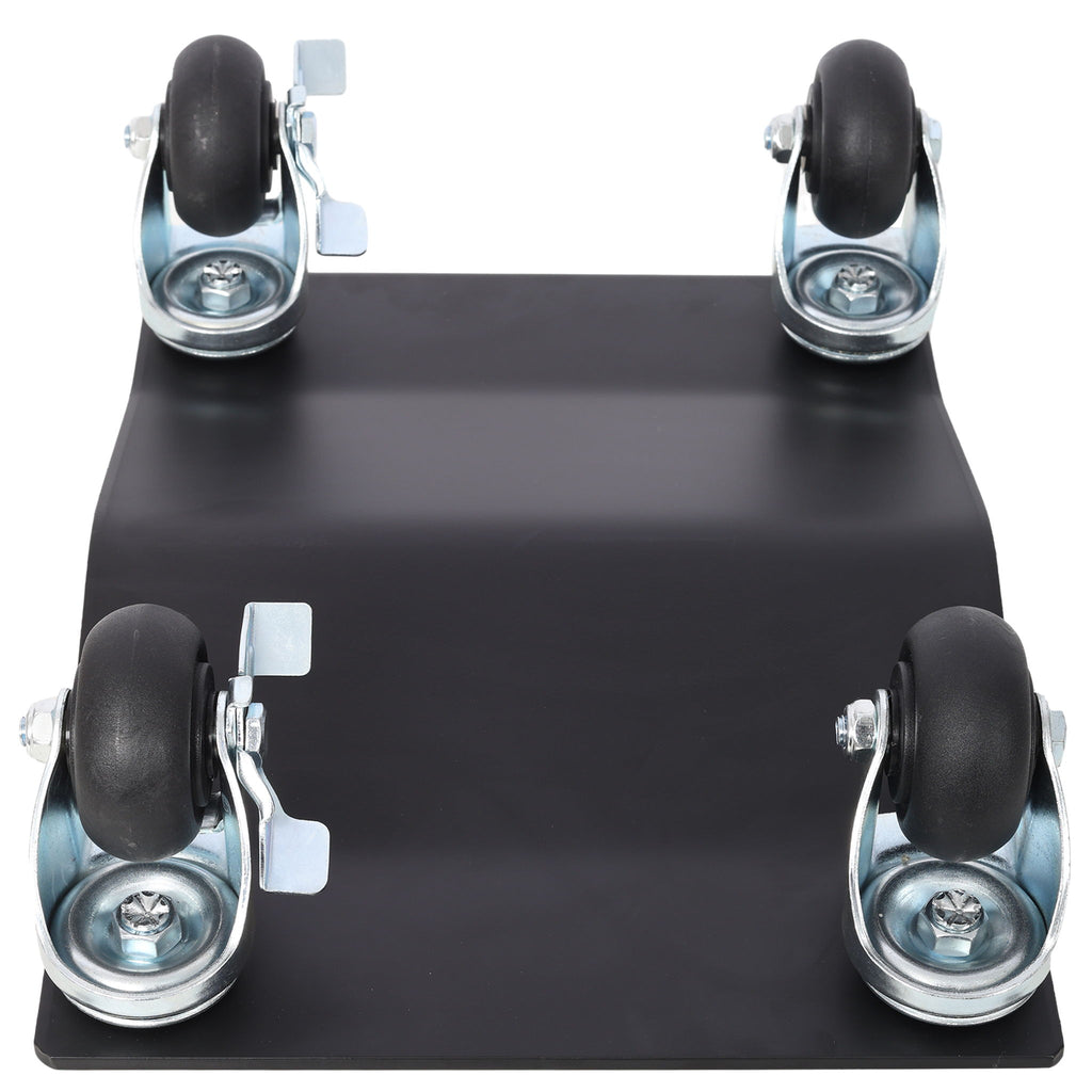 Heavy Duty Steel Vehicle Dollies With Brakes, 2500Lbs Capacity