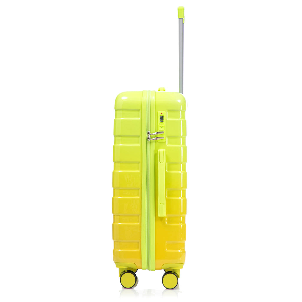 Luggage Set 20" /24" /28" With Combination Lock And Silent Wheels