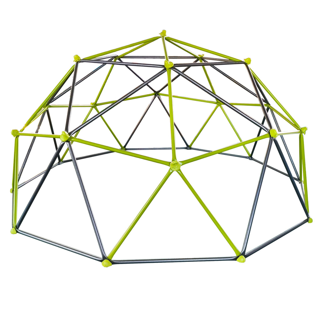 10 Sided Climbing Frame For Outdoor Playground With Colorful Climbing Stones