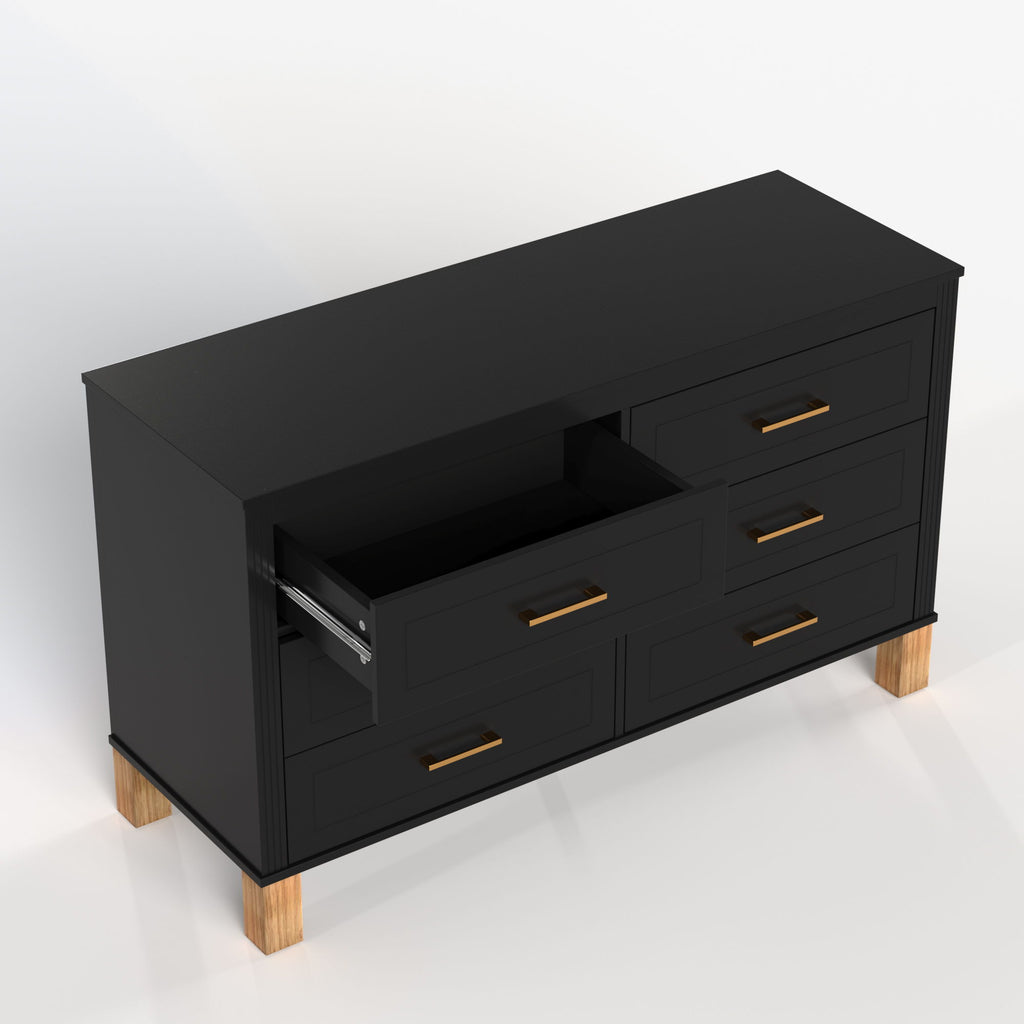 6 Drawer Double Dresser