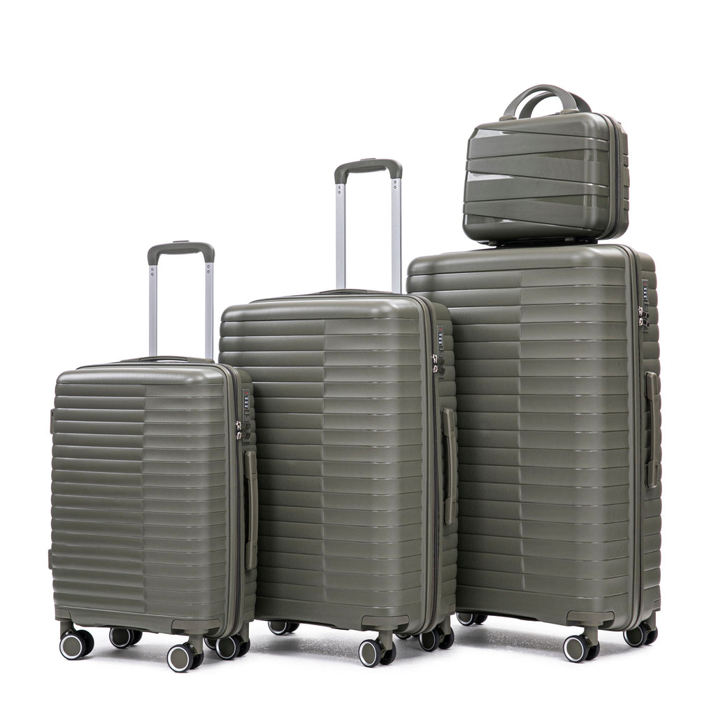 4 Piece Luggage Set, Combination Lock