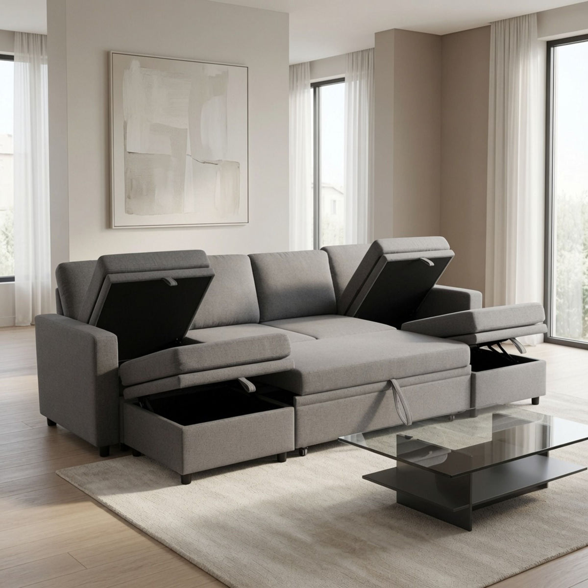 Square Ottoman For Living Room