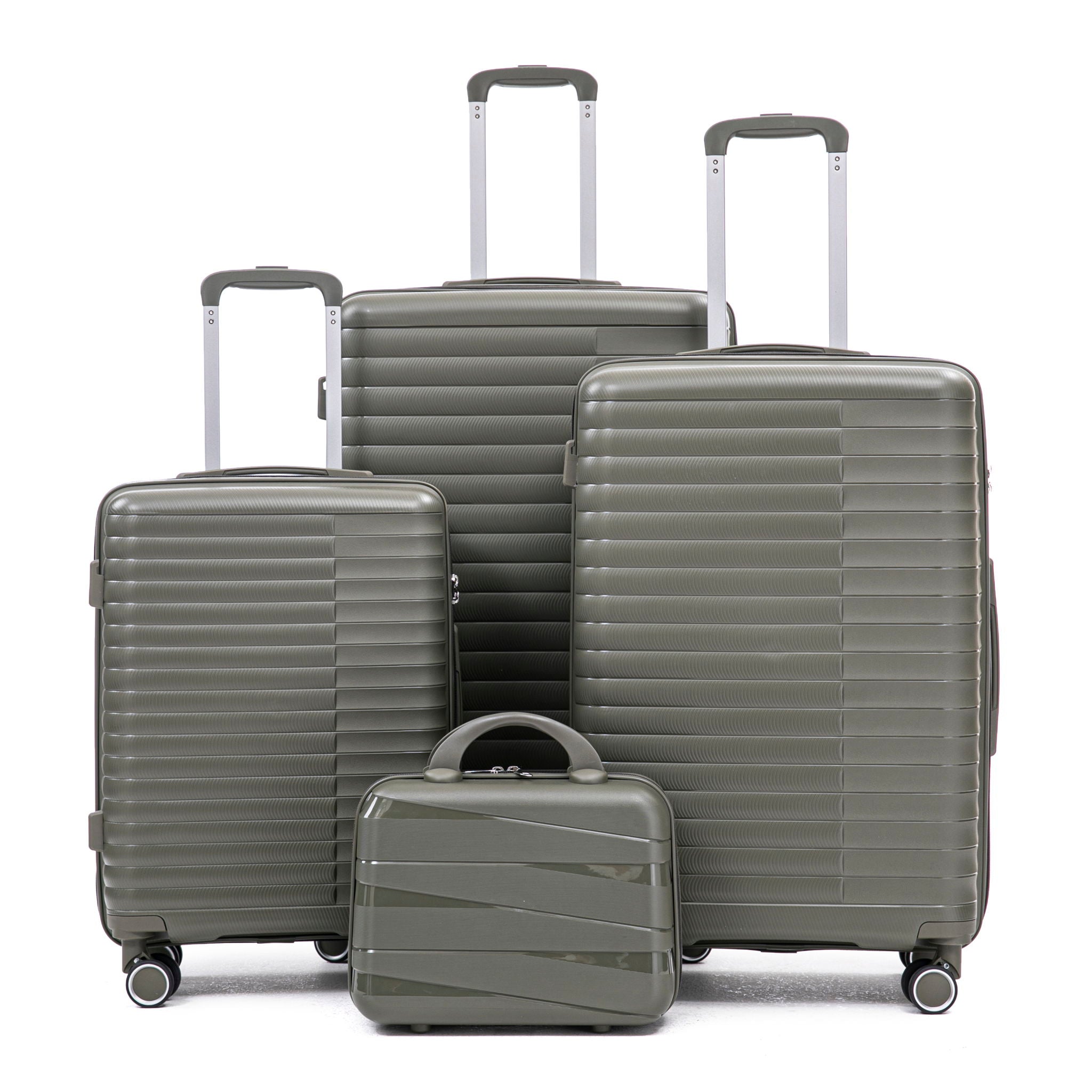 4 Piece Luggage Set, Combination Lock