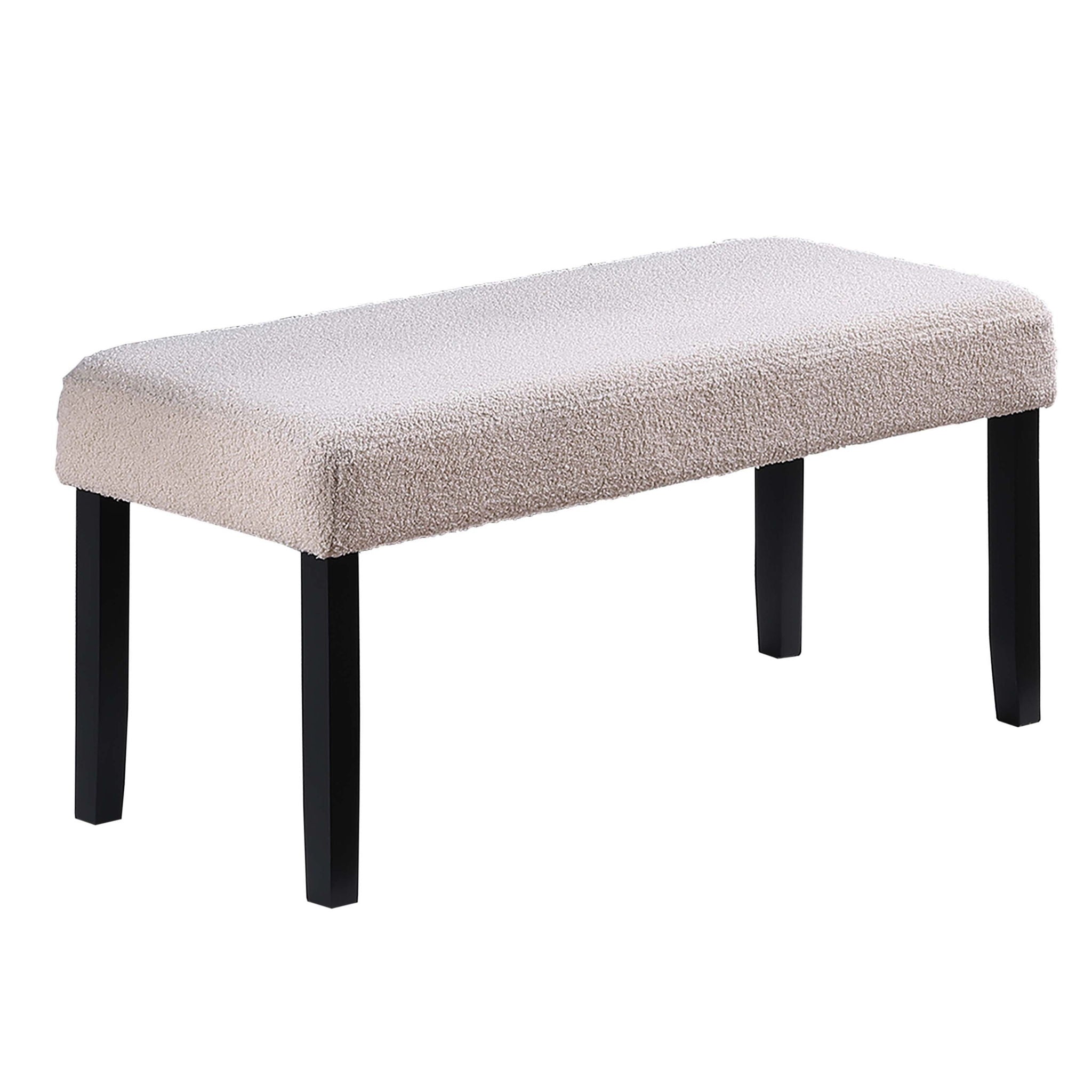 Contemporary Dining Bench Soft Upholstered