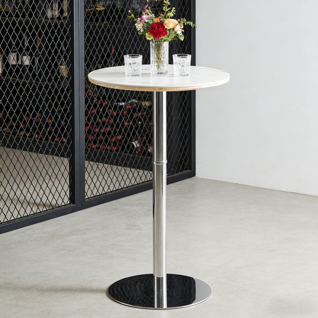 Contemporary Circular Bar Table