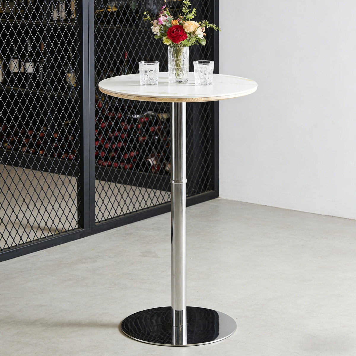 Contemporary Circular Bar Table