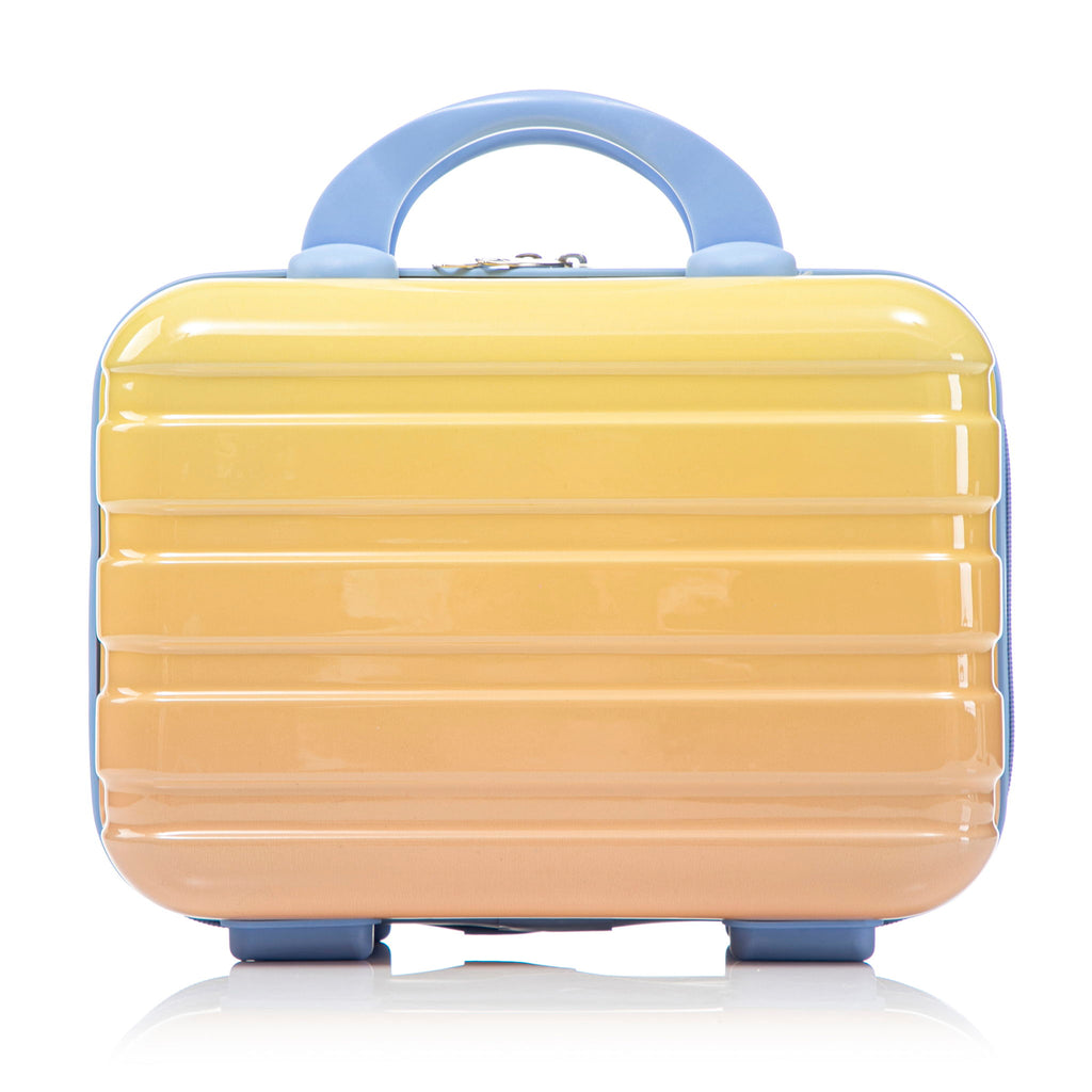 Luggage Set 14" / 20" With Combination Lock And Cosmetic Case