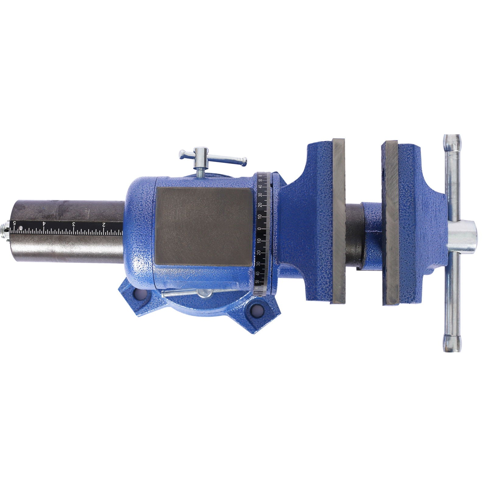 Heavy Duty 5" Multi Jaw Rotating Bench Vise With 360 Degree Swivel Base And Head
