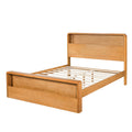 Bed Frame With Dual Open Storage Headboard And Footboard