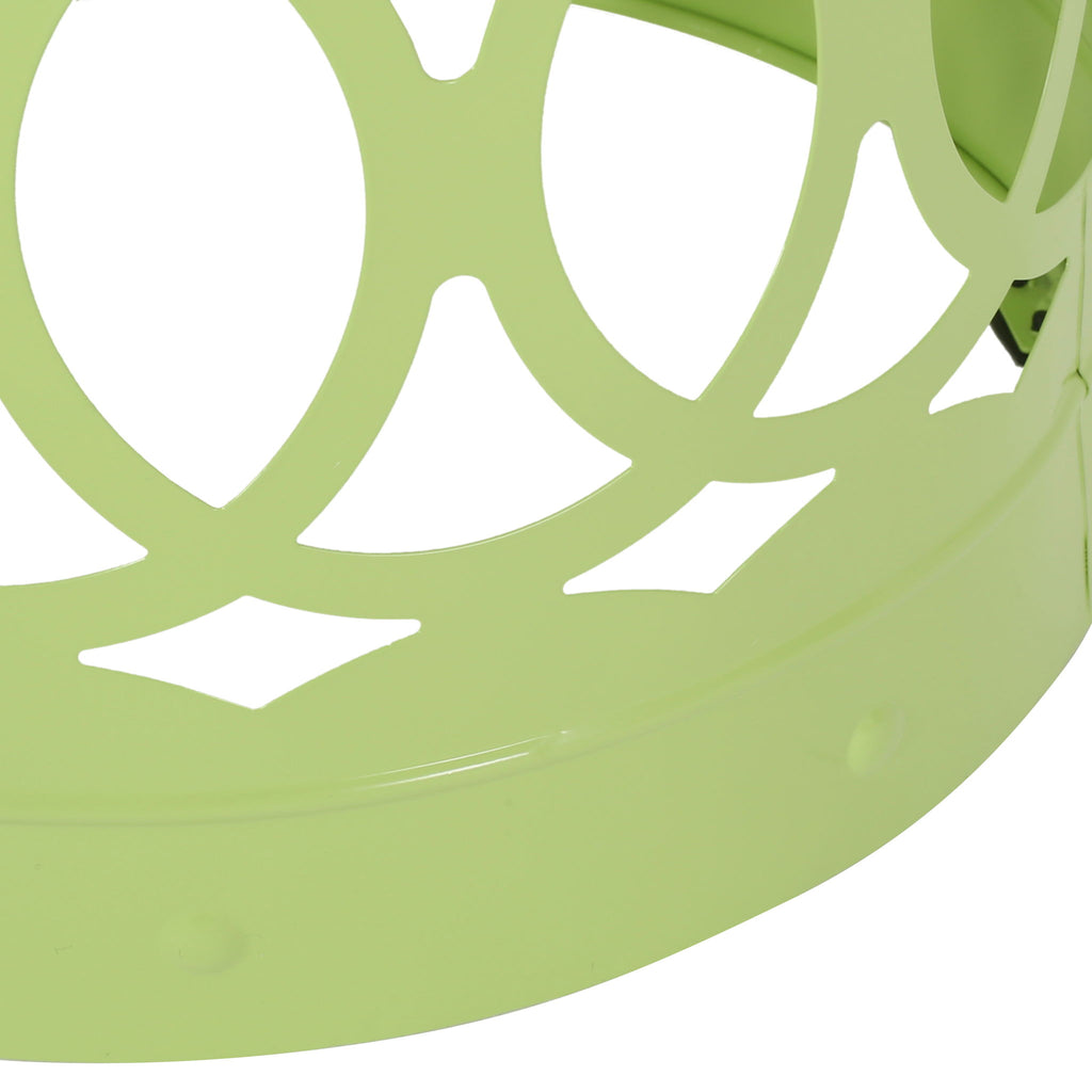 Outdoor Metal S/2 End Table