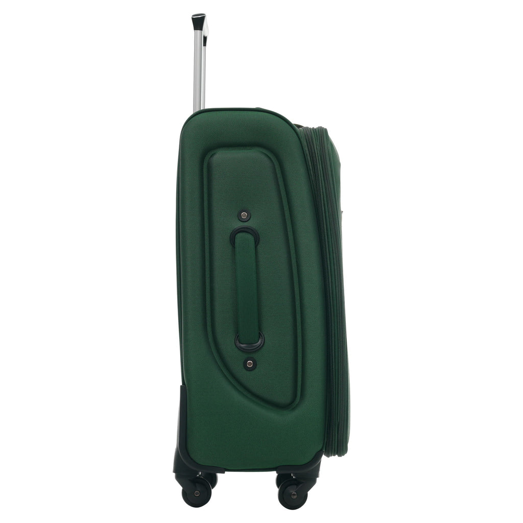 Softside Luggage Expandable 3 Piece Set Upright Spinner Lightweight Suitcase
