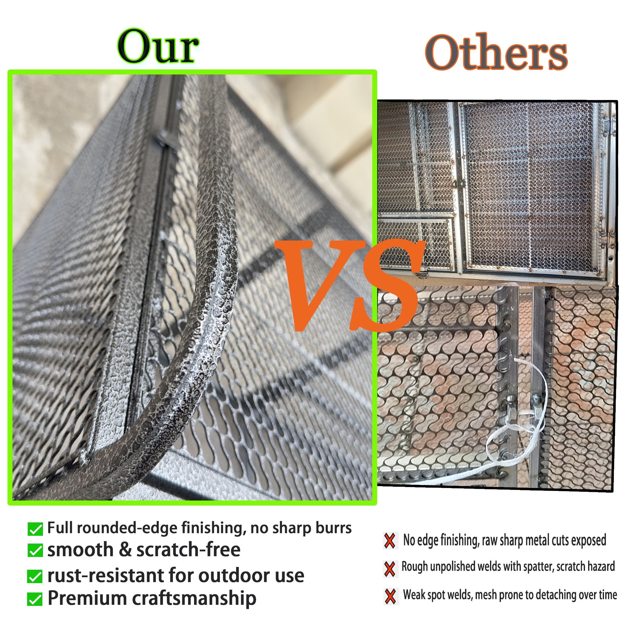 Chicken Cage, Poultry Breeding Coop - Black / Silver