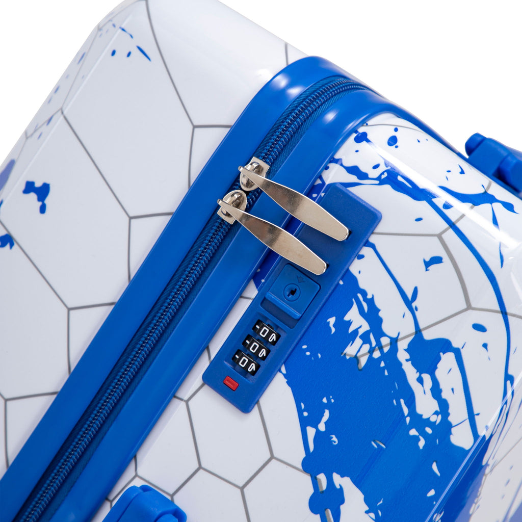Luggage With Printed Pattern, Combination Lock