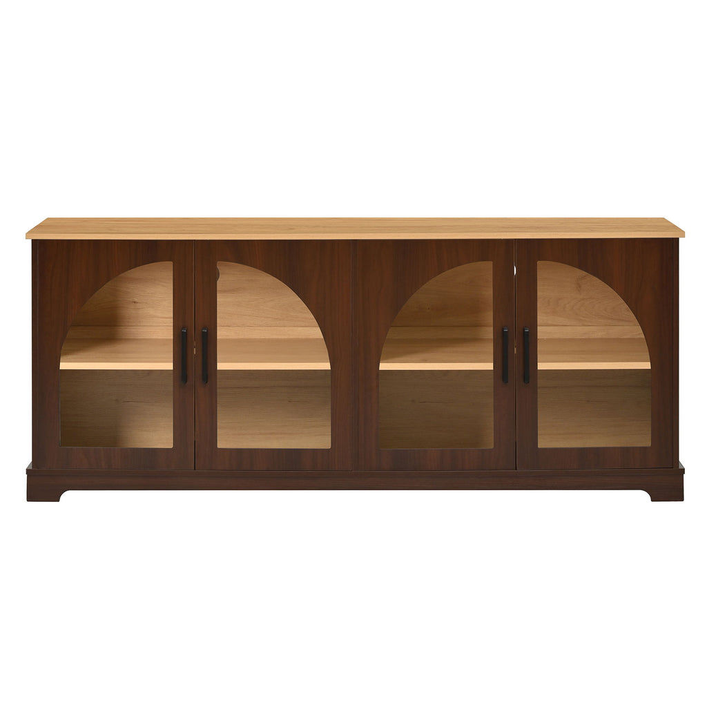 TV Stand With Semi Arched Doors