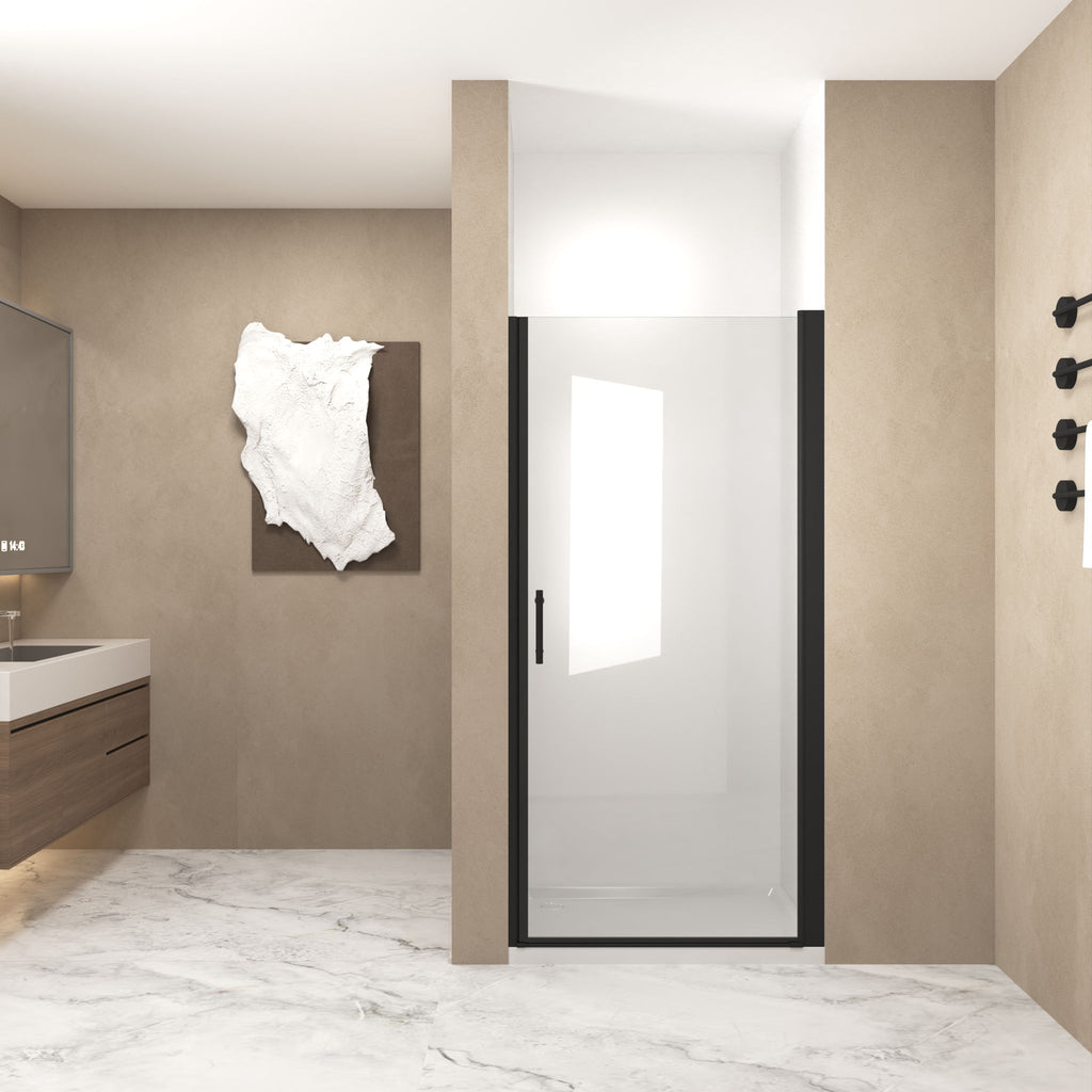 Shower Door With Glass And Explosion Proof Safety Film