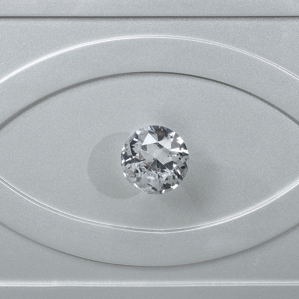 Arabesque - 6 Drawer Dresser With Mirror - Silver