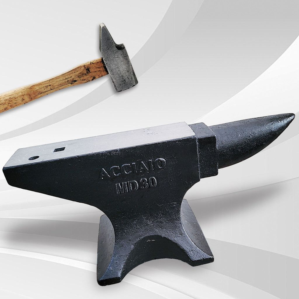 Single Horn Anvil 66Lbs Cast Steel Anvil smith For Sale Forge Tools And Equipment Anvil Rugged Round Horn Anvil smith Jewelers Metalsmith smith Tool - Black
