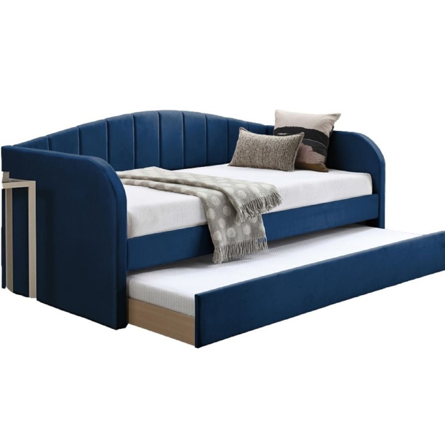 Modern Day Bed Trundle With Slat Support