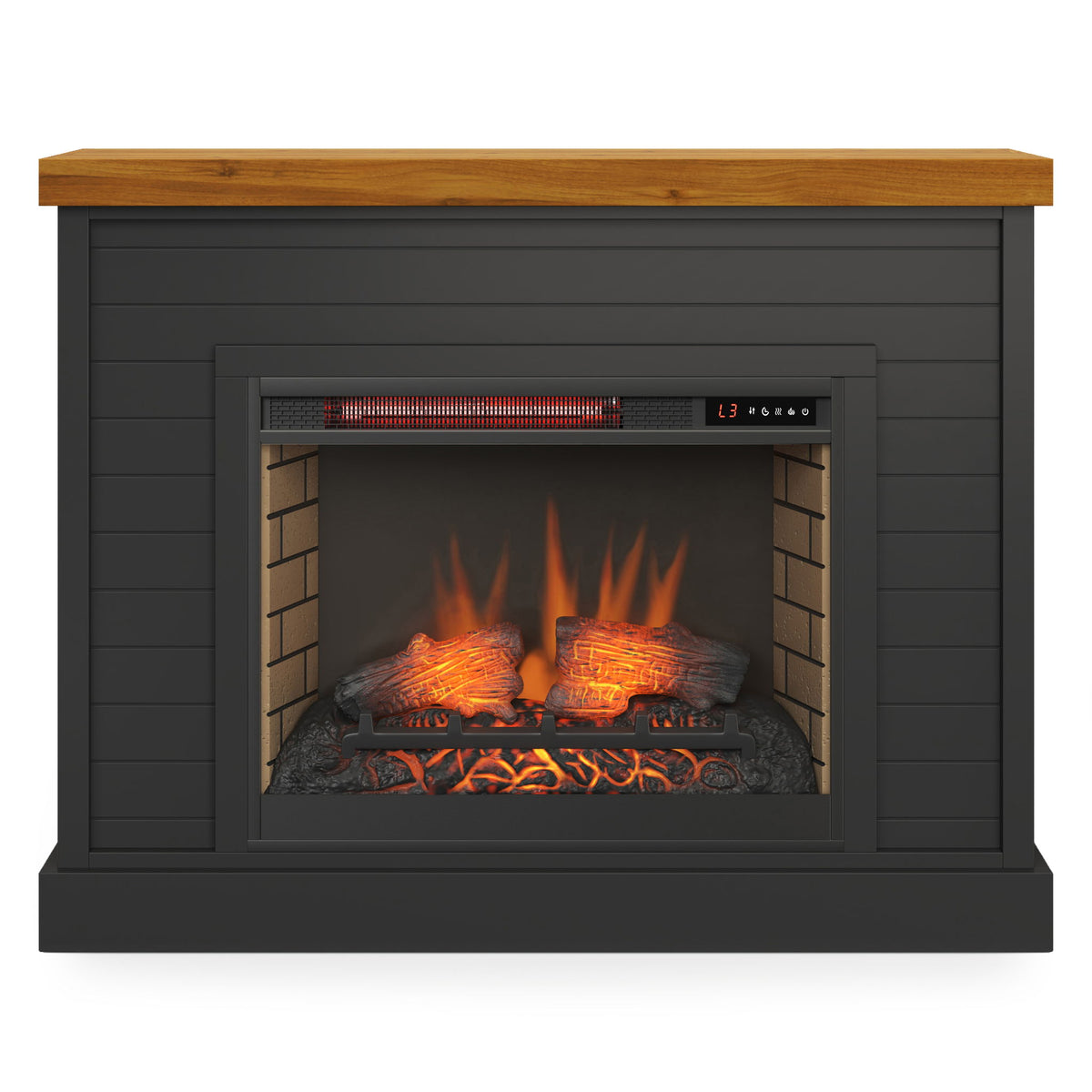 48" Fireplace With Mantel