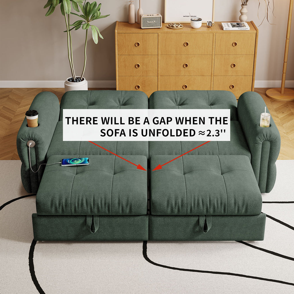Cloud Like Convertible Sofa Bed With For Living Room