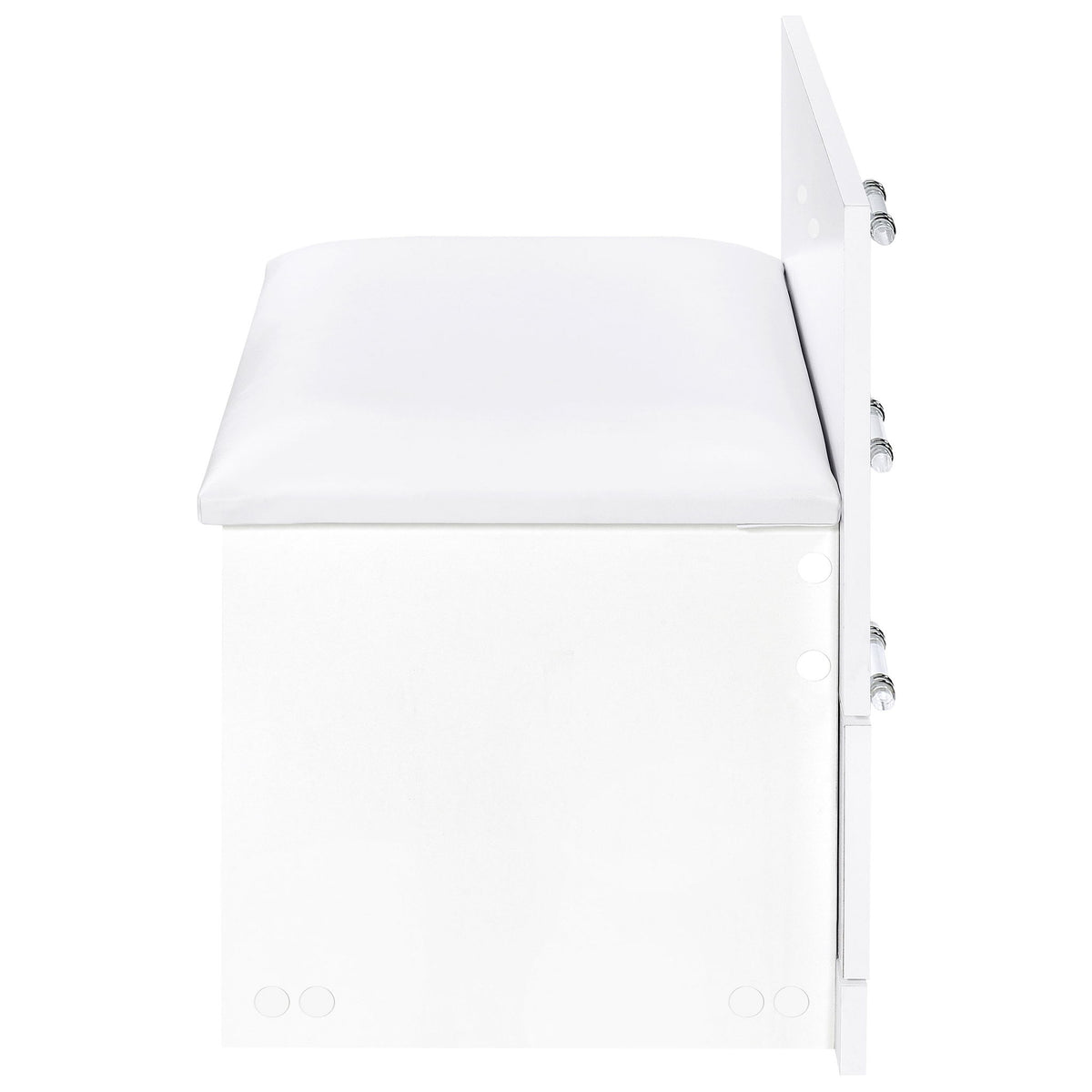 Ayuba - 3 Drawer Makeup Vanity Table With Mirror And Stool