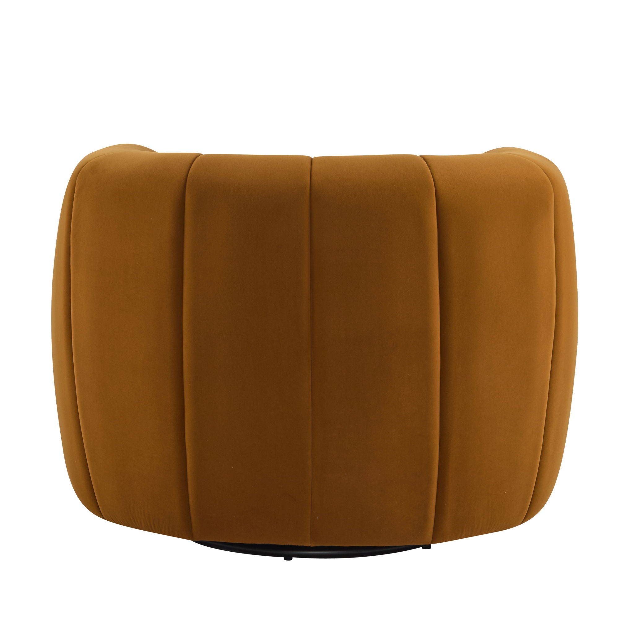 Serenizia - Upholstered Swivel Chair With Channel Tufted
