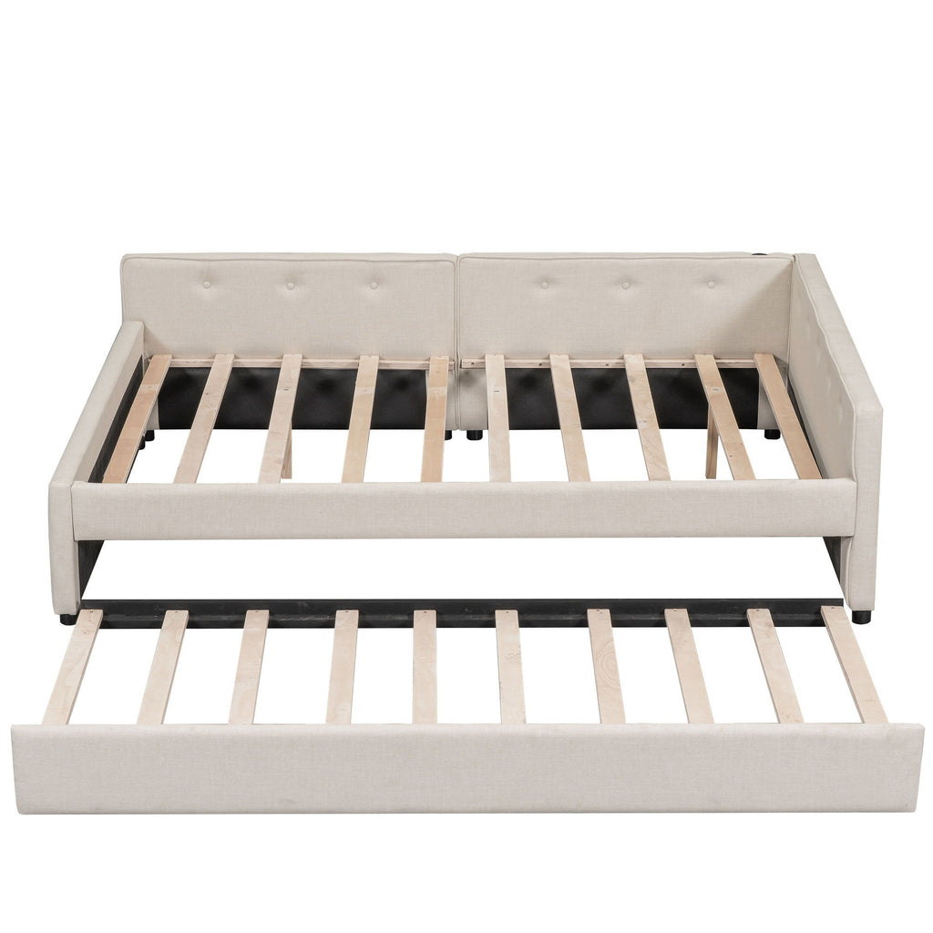 Platform Bed With USB Ports