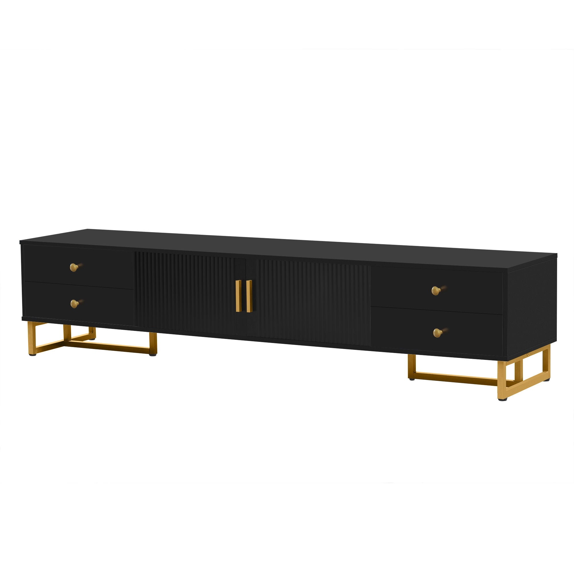 TV Stand With Storage For Living Room