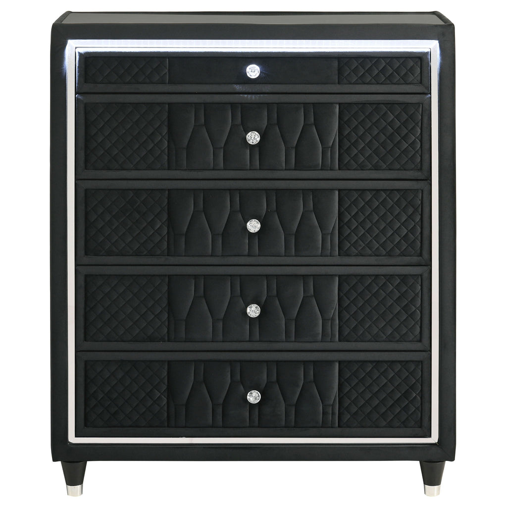 Mika - 5 Drawer LED Chest