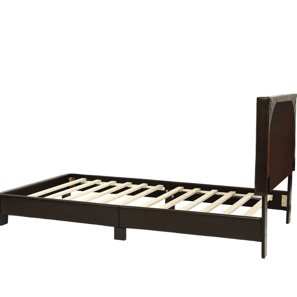 Upholstered Bed With Adjustable Headboard