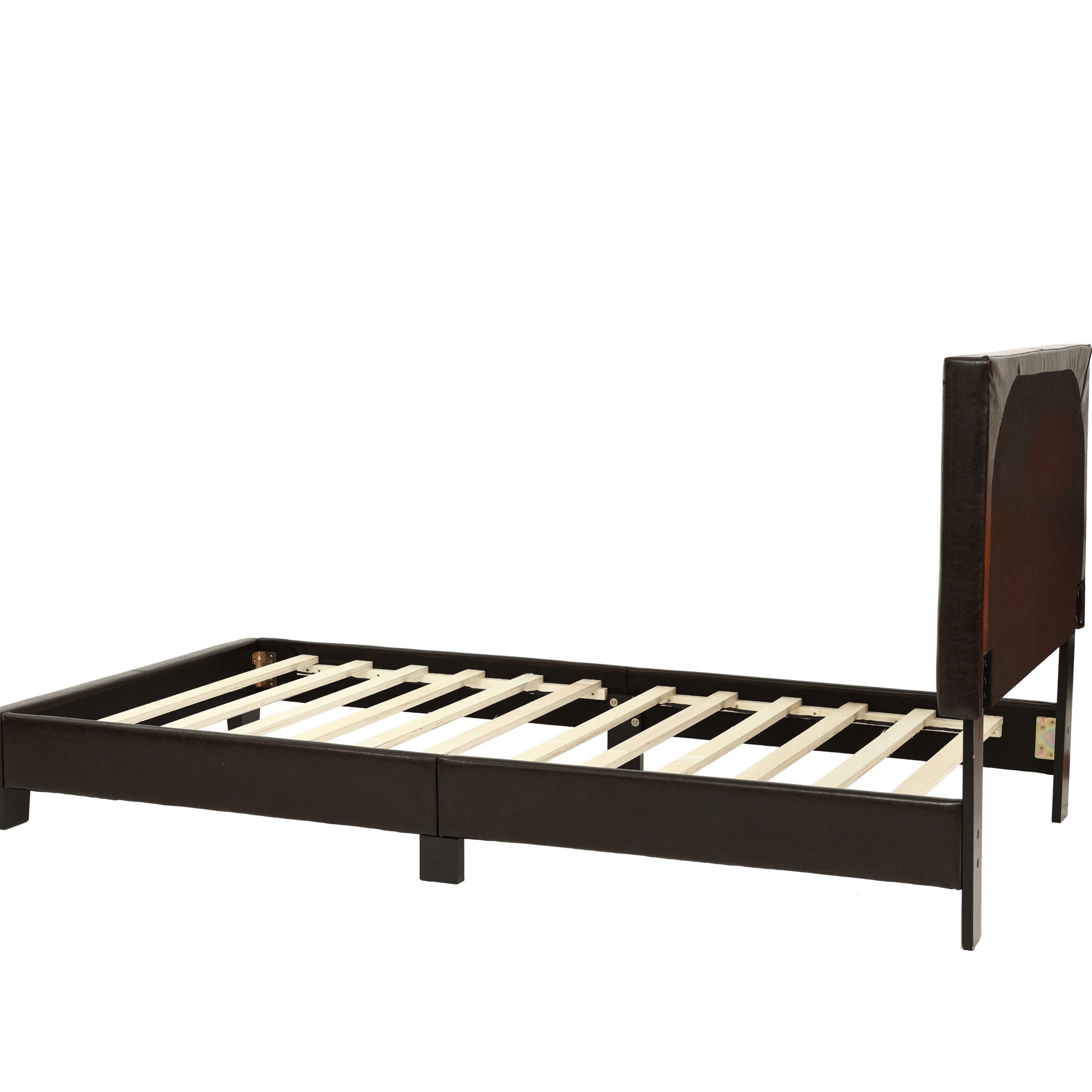Upholstered Bed With Adjustable Headboard