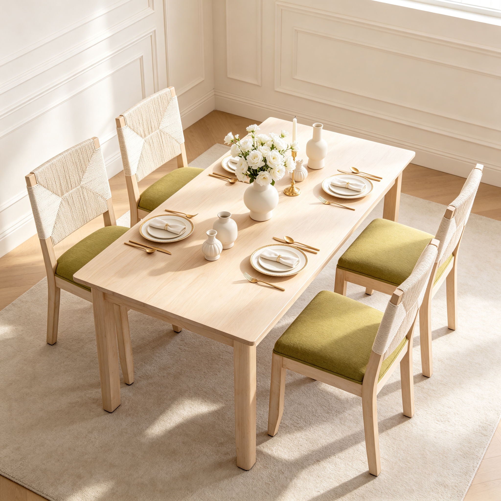 French Country Dining Chairs (Set of 2)